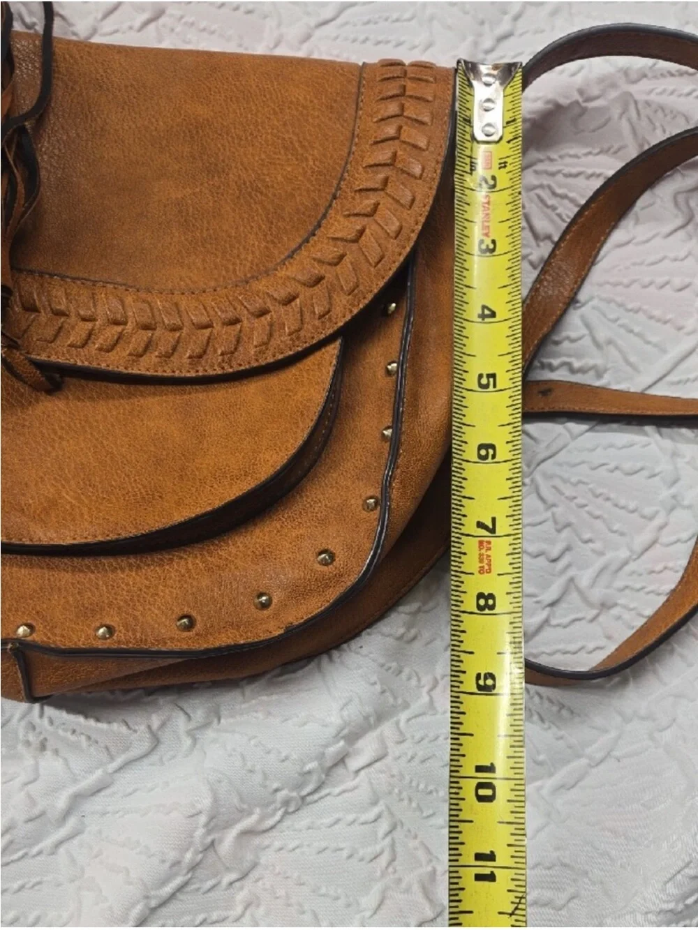 Steve Madden Tooled & Studded  Crossbody Bag